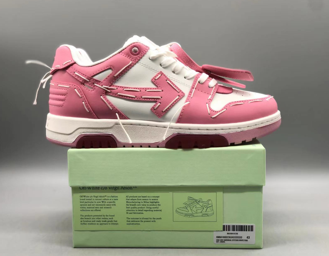 Off-White c/o Virgil Abloh Arrow Low White/Blue Sneakers - 9