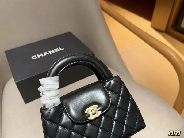 Chanel Mini Flap Bag Pink Quilted Leather with Pearl Handle Chain-Bag - 7