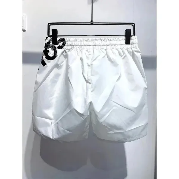 Dsquared2 Logo Print Black Shorts - 5
