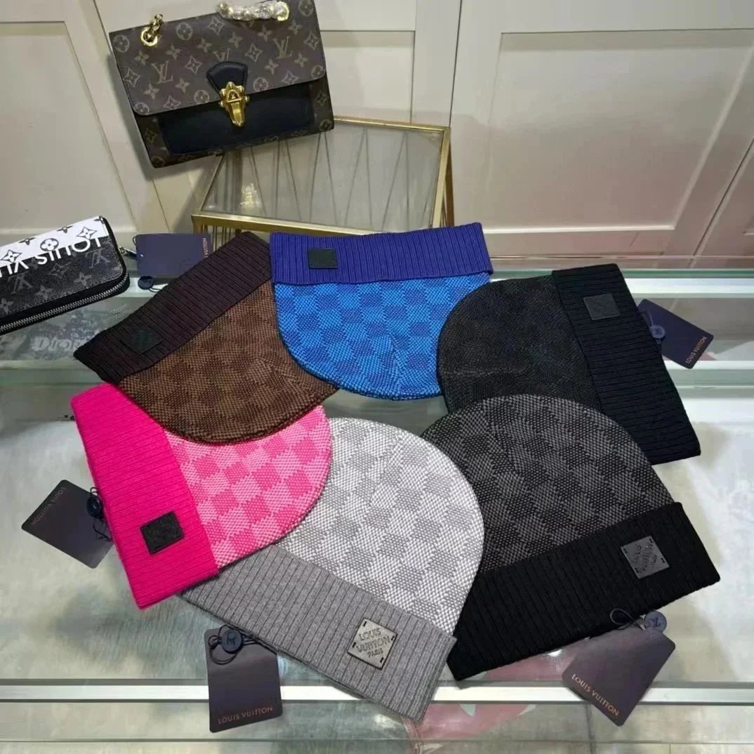 Louis Vuitton Monogram Knit Beanie Black/Blue - 6