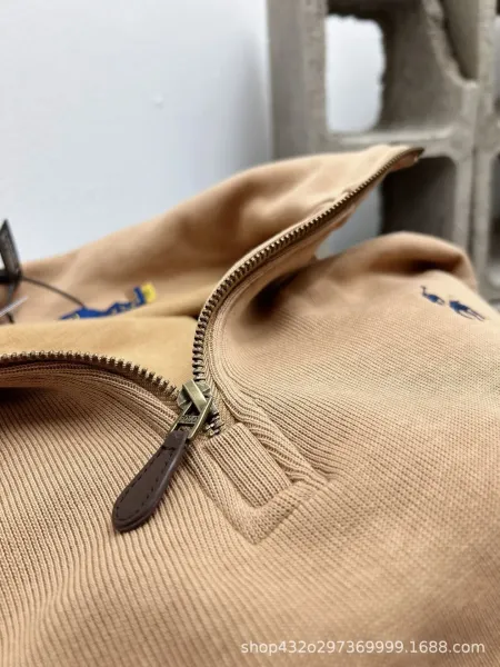 Ralph Lauren Polo Half-Zip Sweater Forest Green - 11