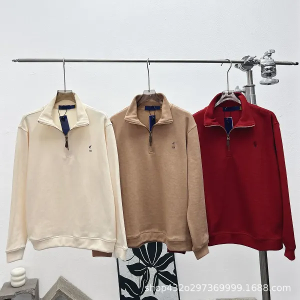 Ralph Lauren Polo Half-Zip Sweater Forest Green - 4