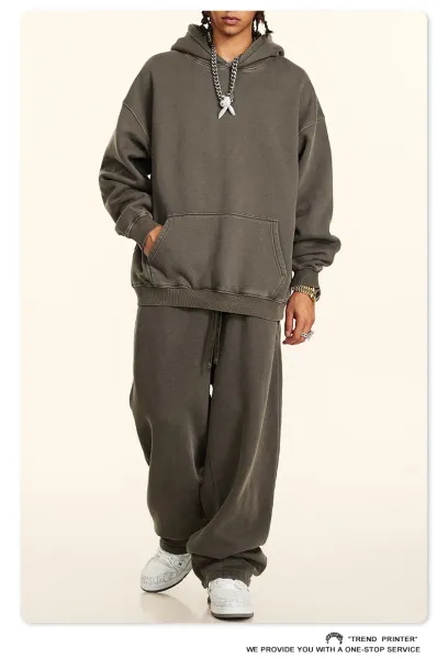 Saint Tears Relaxed Fit Sweatpants Deep Gray - 3