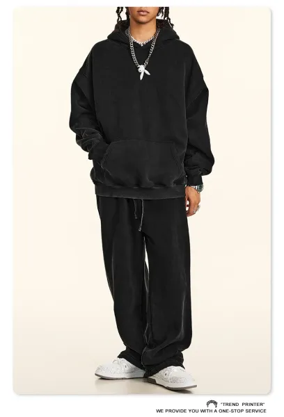 Saint Tears Relaxed Fit Sweatpants Deep Gray - 10