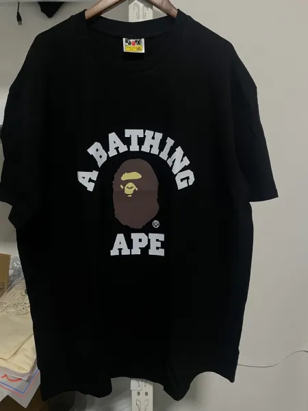 A Bathing Ape SS5053 Star Logo Army Green T-Shirt - 3
