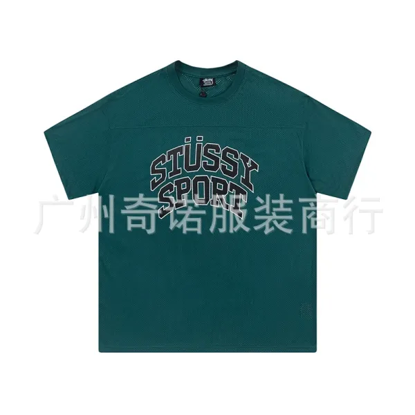 Stüssy Sport Mesh T-Shirt Forest Green - 1