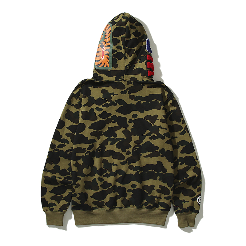 A Bathing Ape Shark Hoodie Pink Camo Hoodie - 6