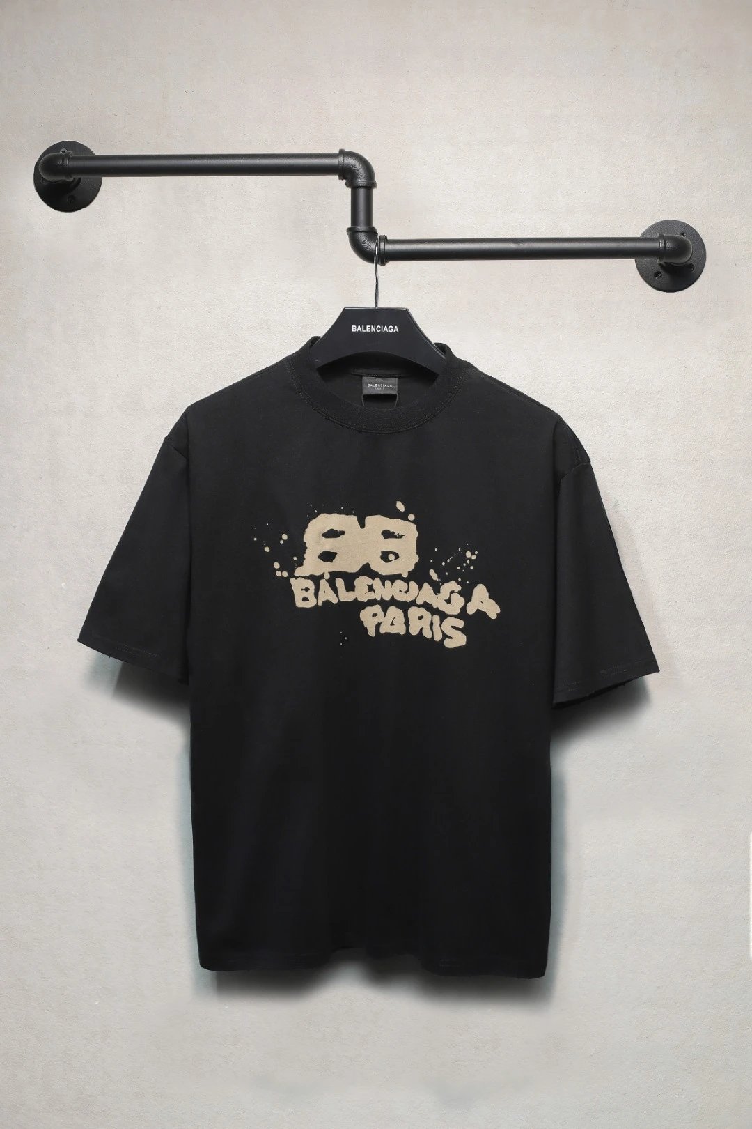 Off-White Wave Logo Black T-Shirt - 28