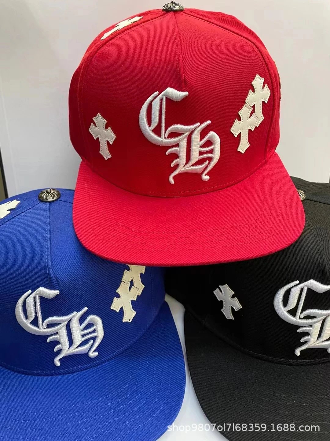 Chrome Hearts Hollywood USA Trucker Cap Black/White - 3