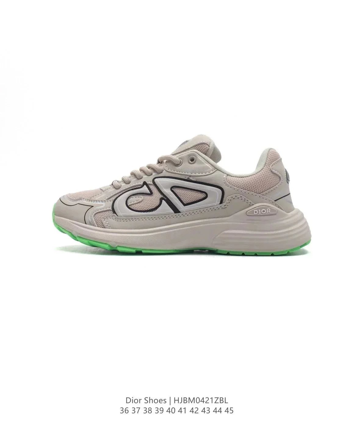 Dior B23 Low Orange Brown Multicolor Sneakers - 4