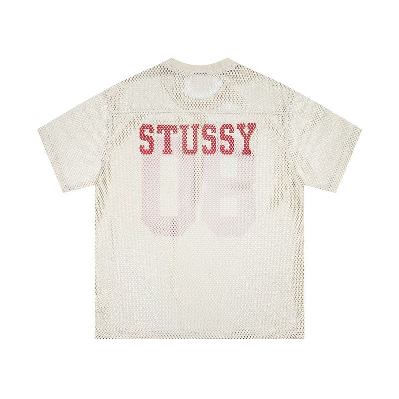 Stüssy Mesh Football Tee White - 9
