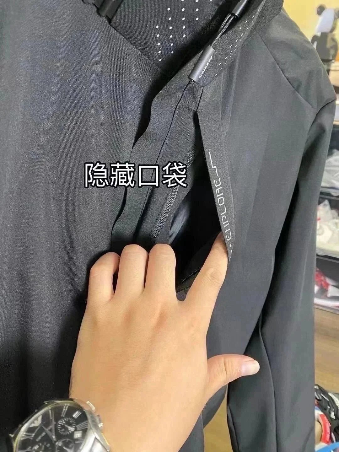 Under Armour Storm Windstopper Hooded Jacket Gray Outerwear - 9