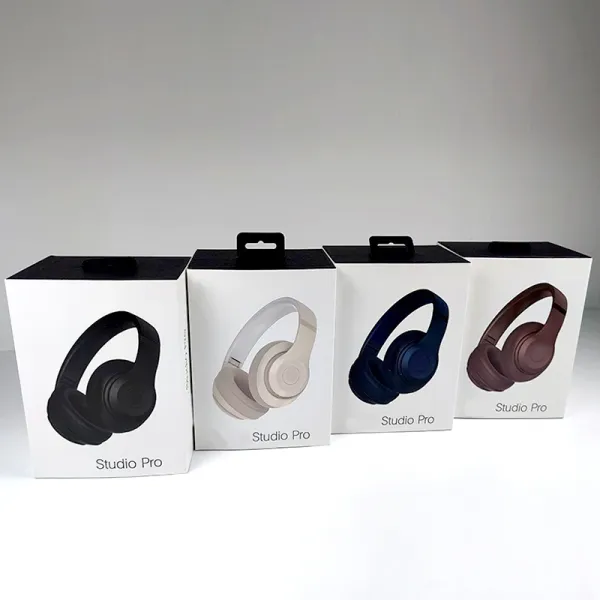 Beats Studio Pro Cream Over-Ear Headphones - 2