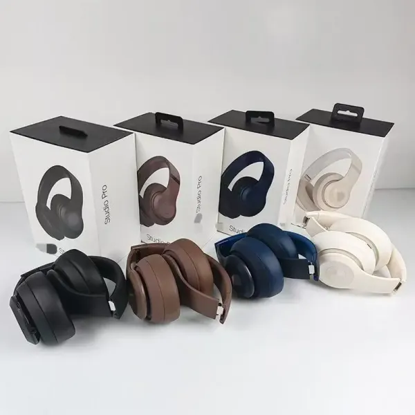 Beats Studio Pro Cream Over-Ear Headphones - 4