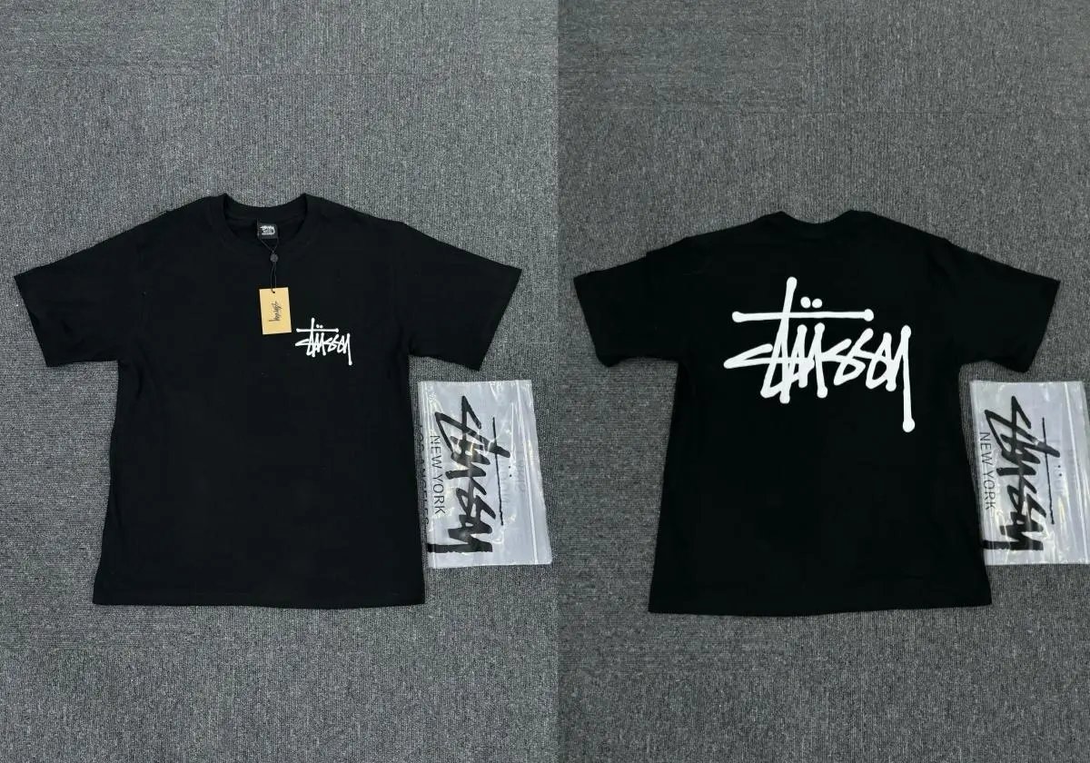 Stüssy Classic Logo Black T-Shirt