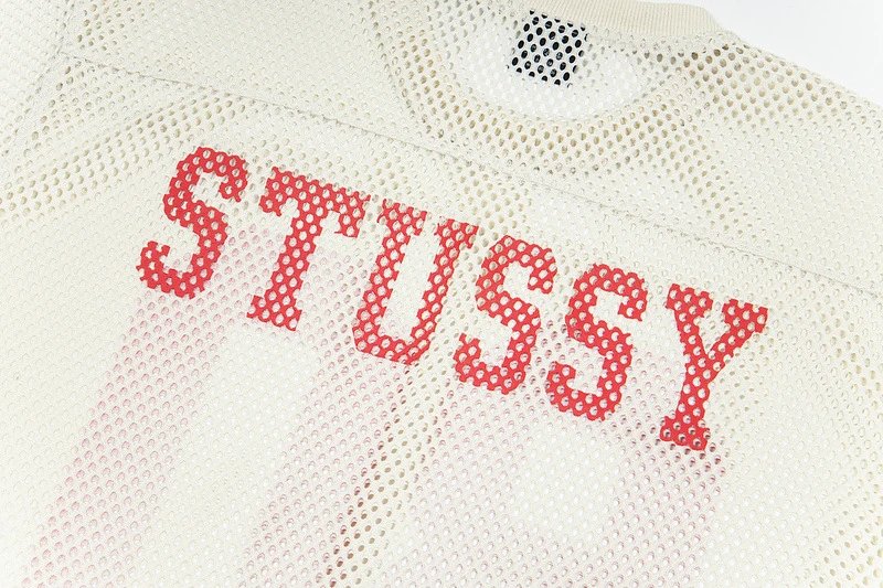 Stüssy Mesh Football Tee White - 16