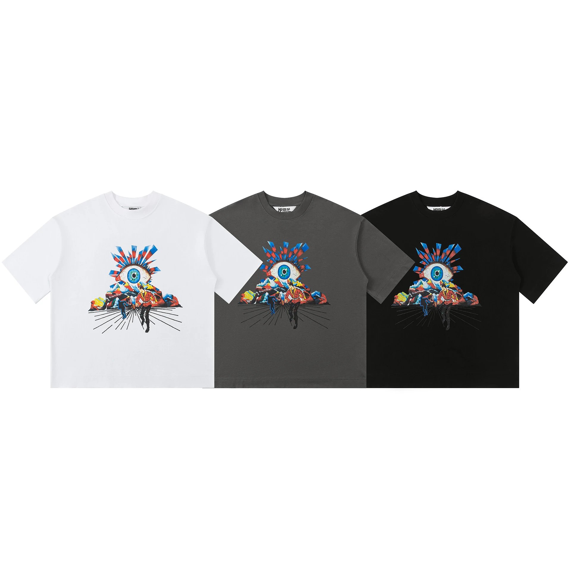 HOLZER Psychedelic Bloom White T-Shirt - 4