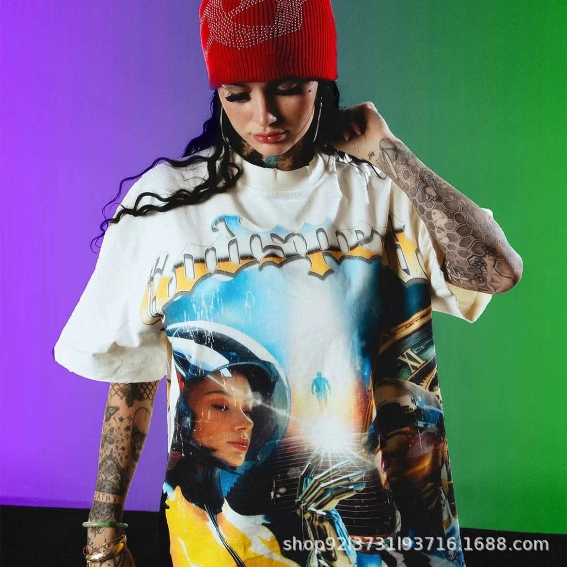 Hood By Air x H&M Space Explorer Series Graphic T-Shirt