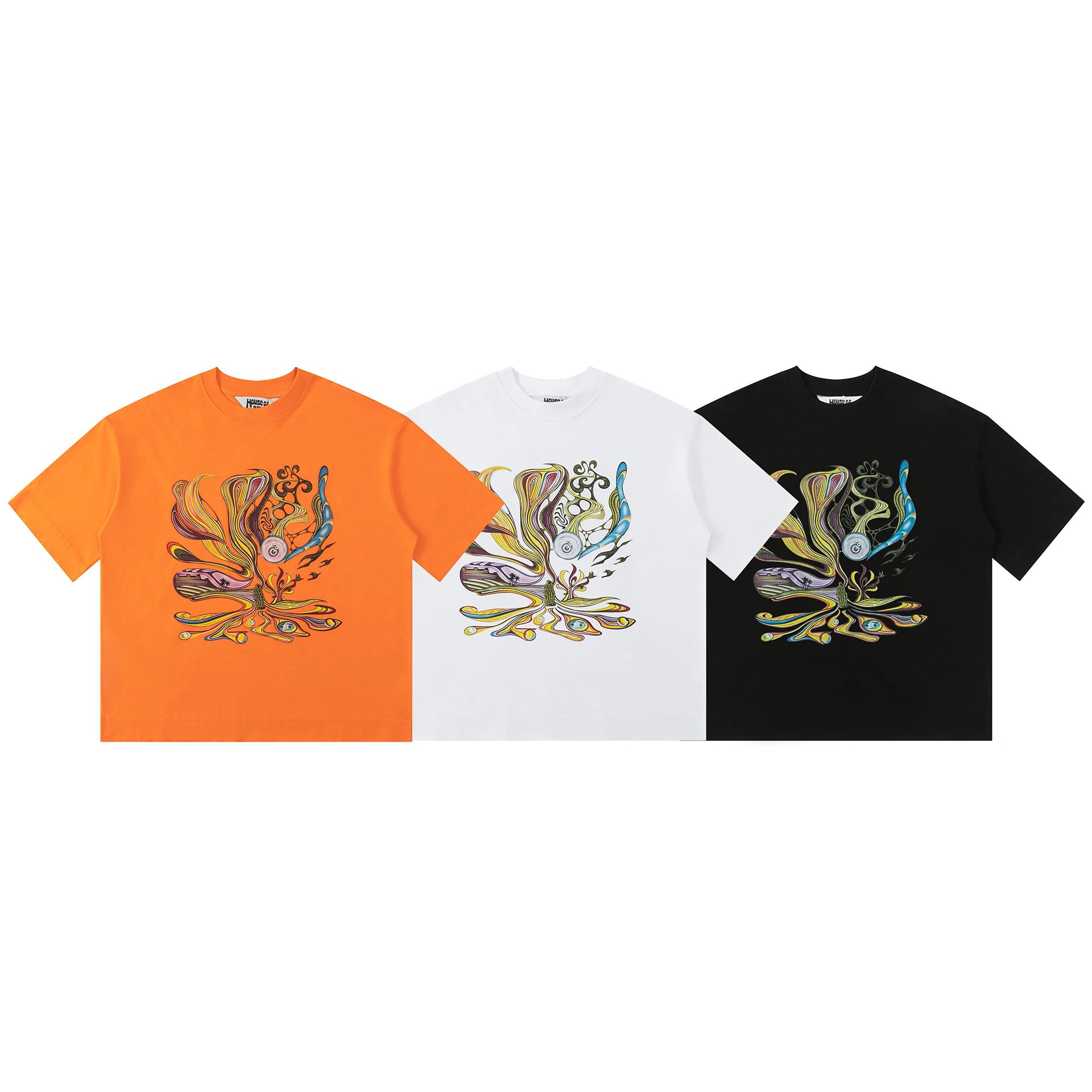 HOLZER Psychedelic Bloom White T-Shirt - 27