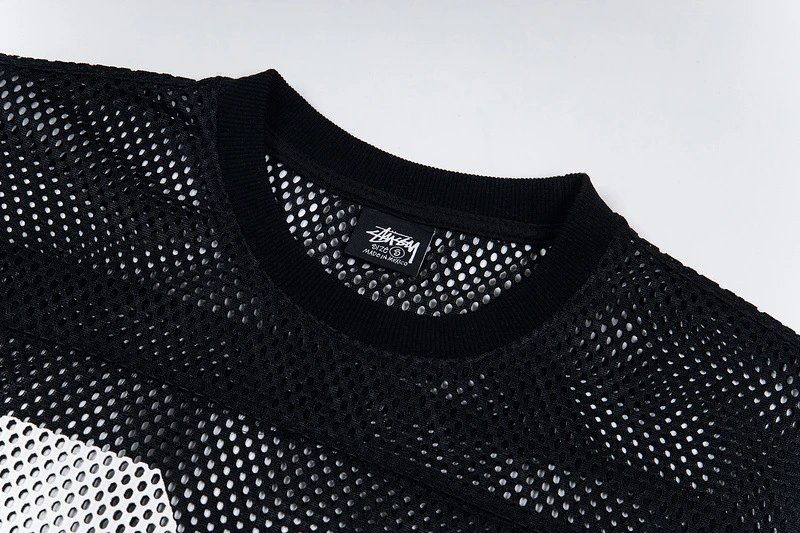 Stüssy Mesh Football Tee White - 21