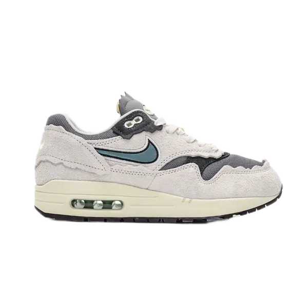 Nike x Off-White Air Max 1 'Industrial' Gray White Sneakers - 30