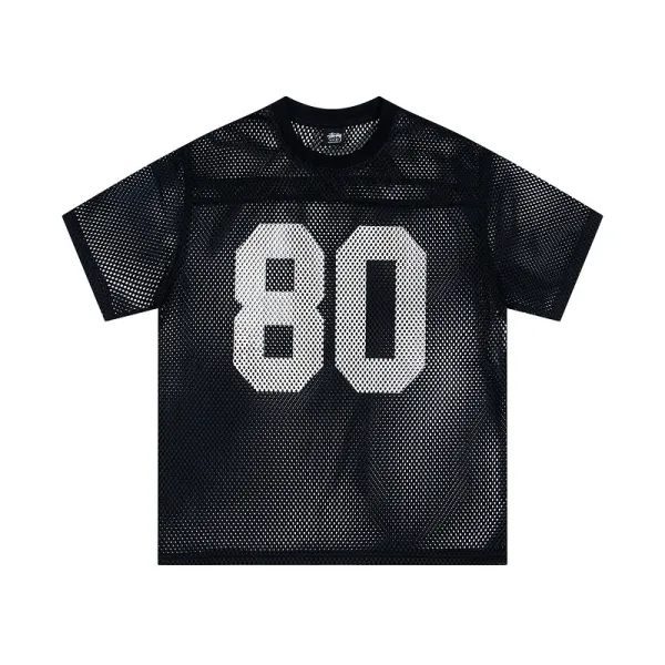 Gallery Dept. Mesh Jersey Number 80 Black T-Shirt - 1