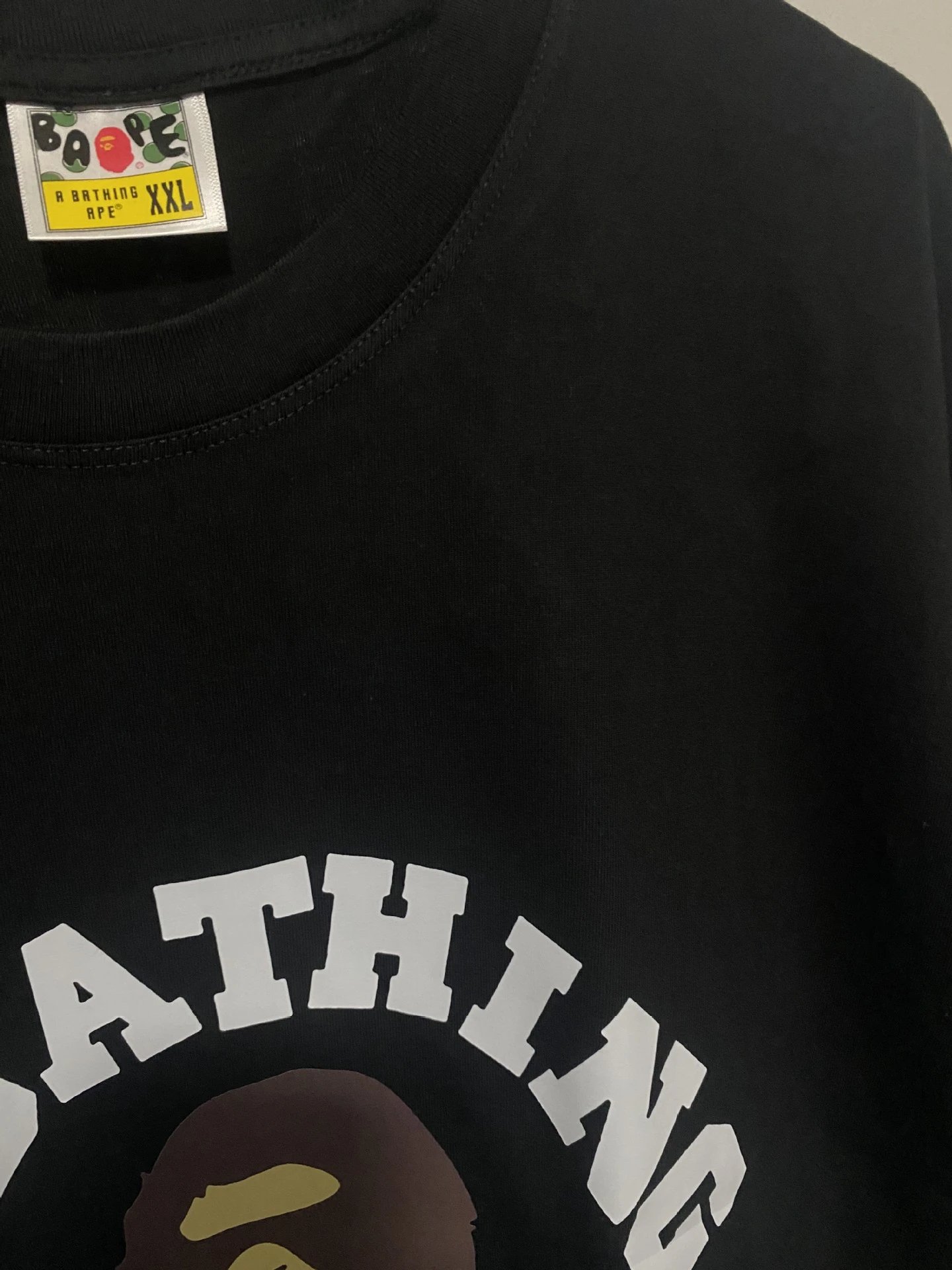 A Bathing Ape Classic猿人头印花T恤系列 Black/White/Multicolor T-Shirt - 5