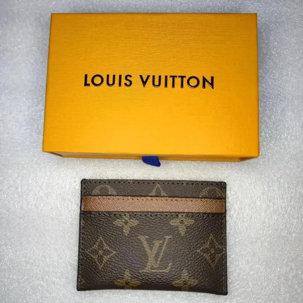 Louis Vuitton Monogram Canvas Card Holder Brown - 1