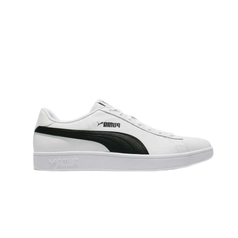 Puma Smash V2 White Black Sneakers - 1
