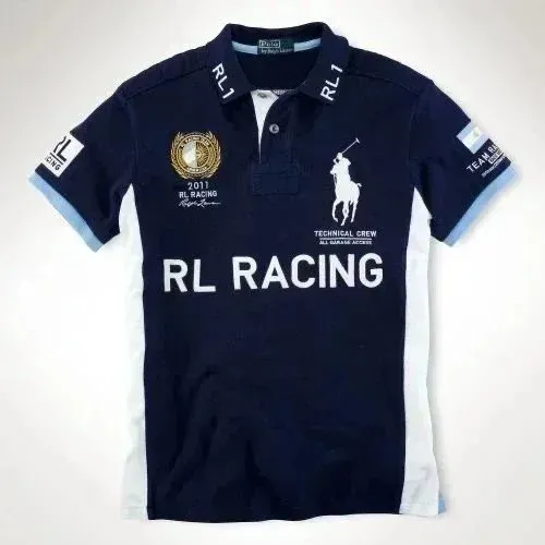 Ralph Lauren RL Racing Navy Polo-Shirt - 1