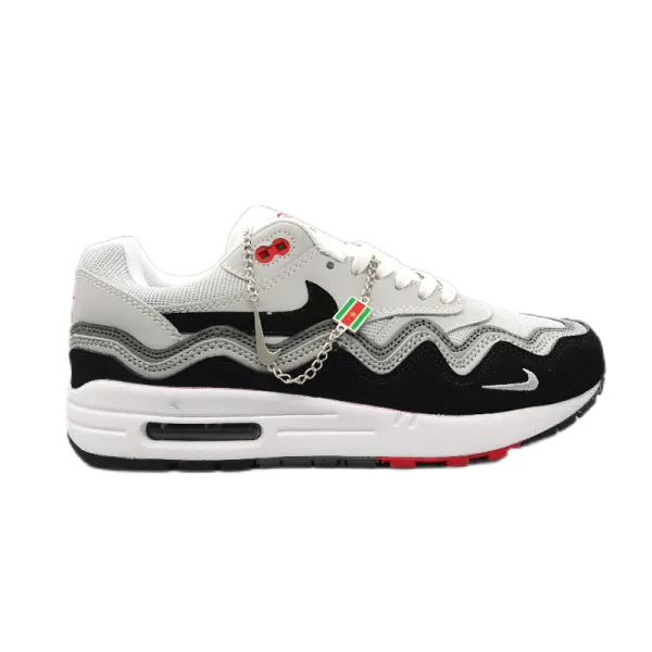 Nike x Off-White Air Max 1 'Industrial' Gray White Sneakers - 5