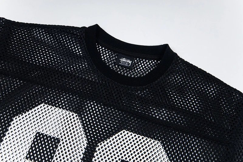 Stüssy Mesh Football Tee White - 23