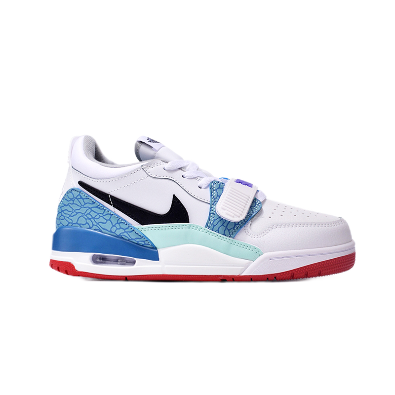 Nike Air More Uptempo '96 White Red Blue Sneakers - 3