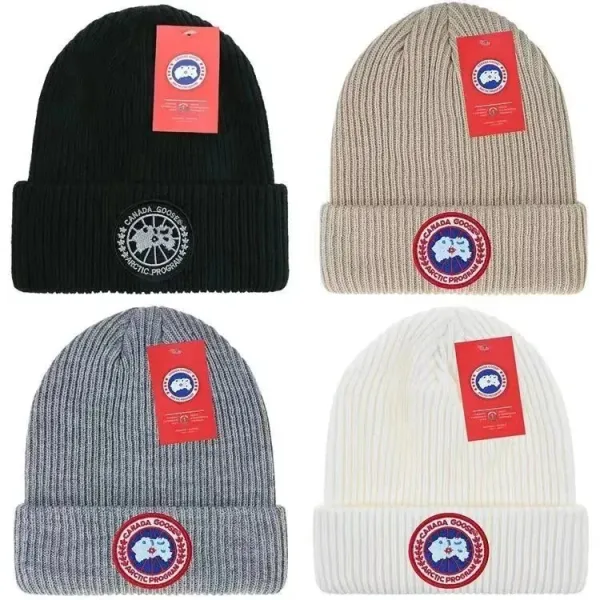Moncler Logo Beanie Red Knit Hat - 4
