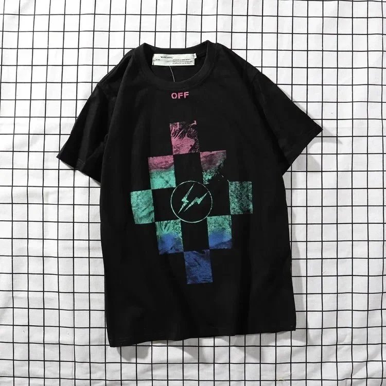 Off-White Arrow Print T-Shirt Black and White - 6