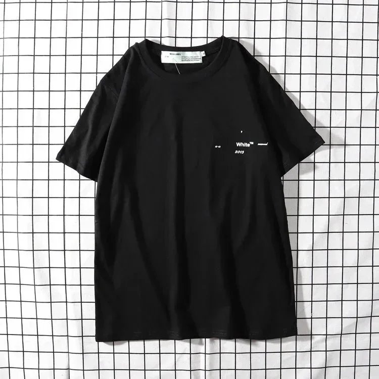 Off-White Arrow Print T-Shirt Black and White - 10