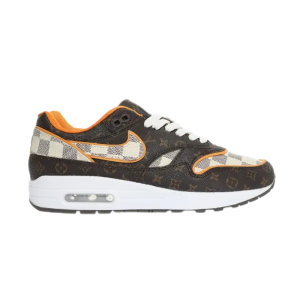 Nike x Off-White Air Max 1 'Industrial' Gray White Sneakers - 23