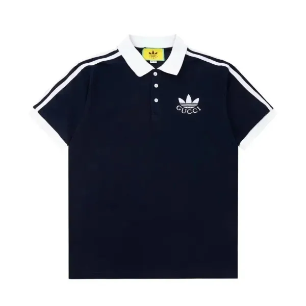 Adidas Originals x Gucci Tennis Polo Navy - 1