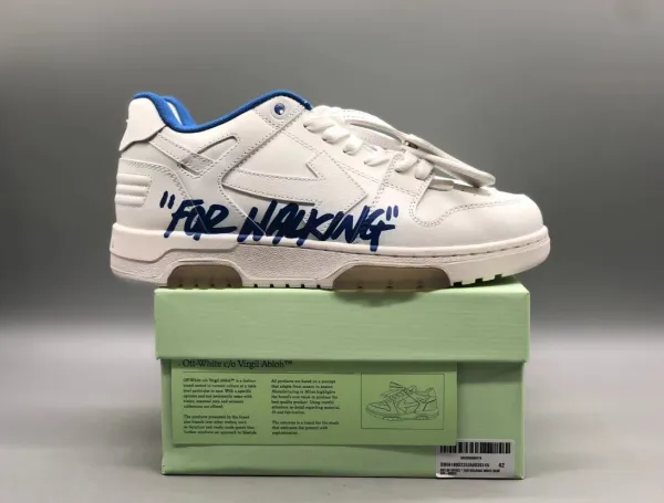 Off-White c/o Virgil Abloh For Walking Sneakers White/Blue - 1