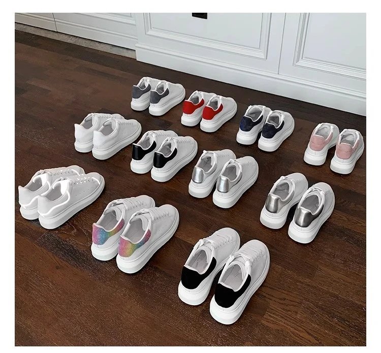 Alexander McQueen Oversized Sole White Sneakers - 4