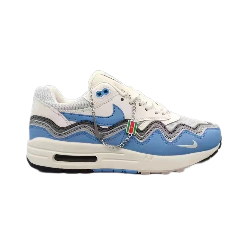 Nike Air Max 1 Wave Blue White Sneakers - 12