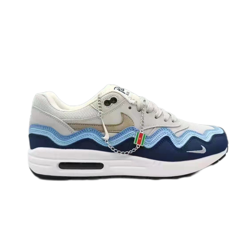 Nike Air Max 1 Wave Blue White Sneakers - 13