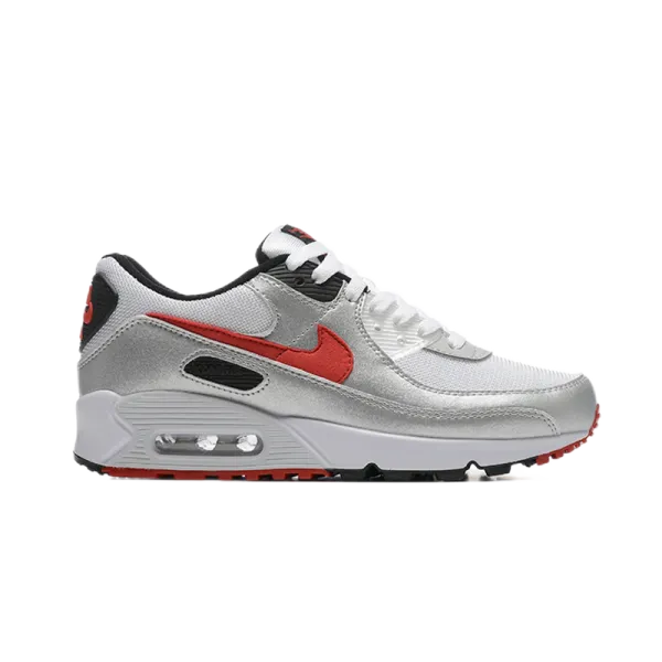 Nike Air Max 90 White Red Blue Sneakers - 26