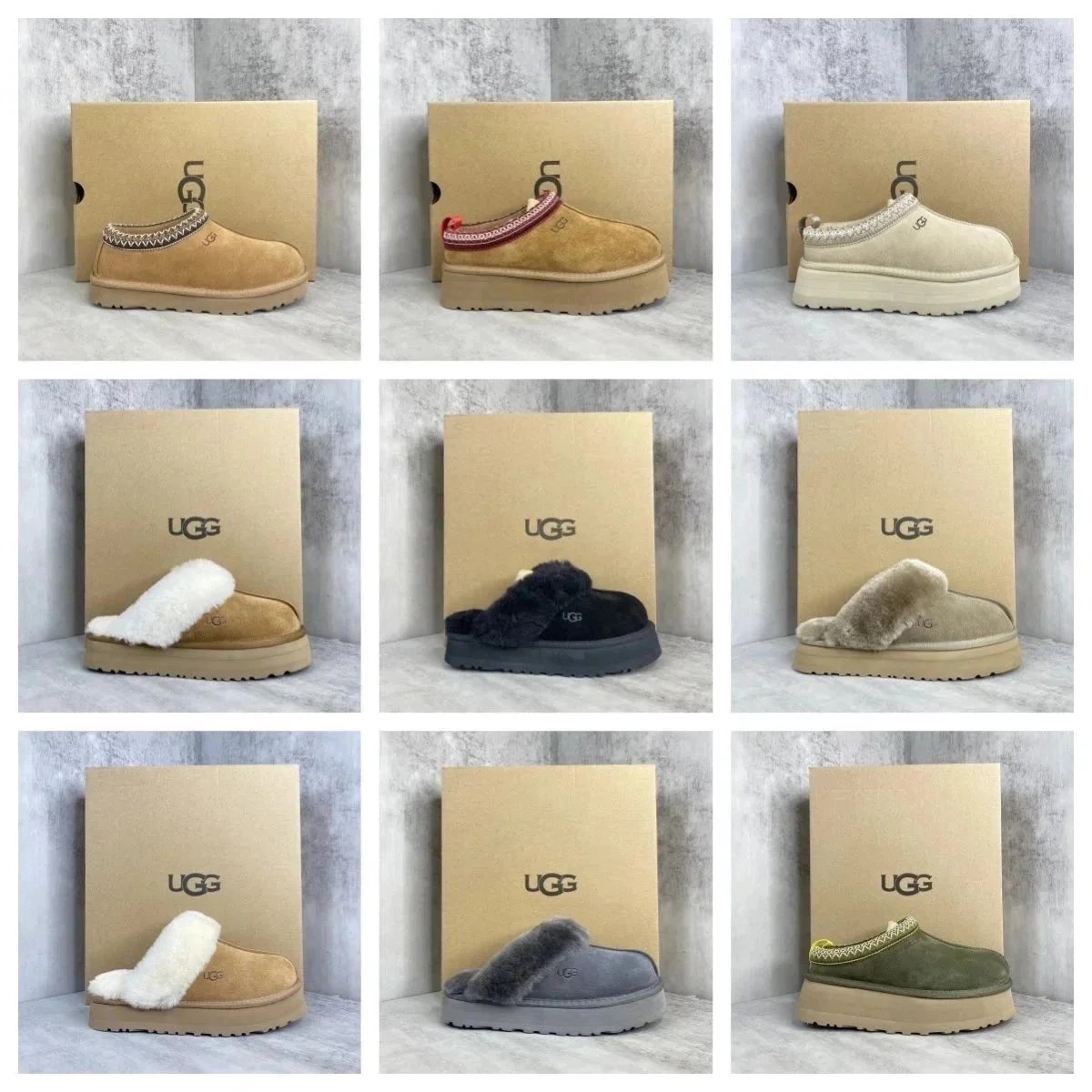 UGG Fluff Yeah Platform Slipper Beige Slippers - 3