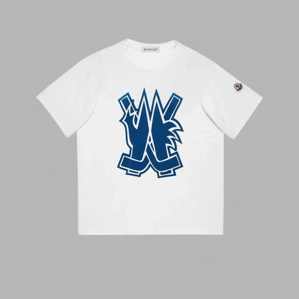 Moncler Paint Splatter Logo Black T-Shirt - 9
