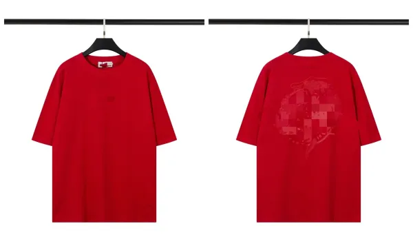 Off-White Pixelated Dragon Red T-Shirt - 24