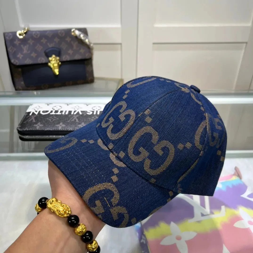 Gucci GG Monogram White Baseball Cap - 9