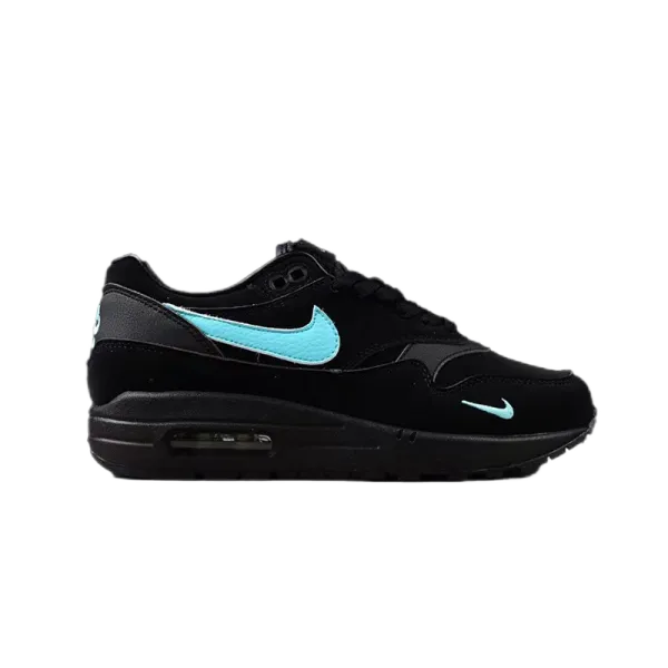 Nike Air Max 1 Black Turquoise Sneakers - 1