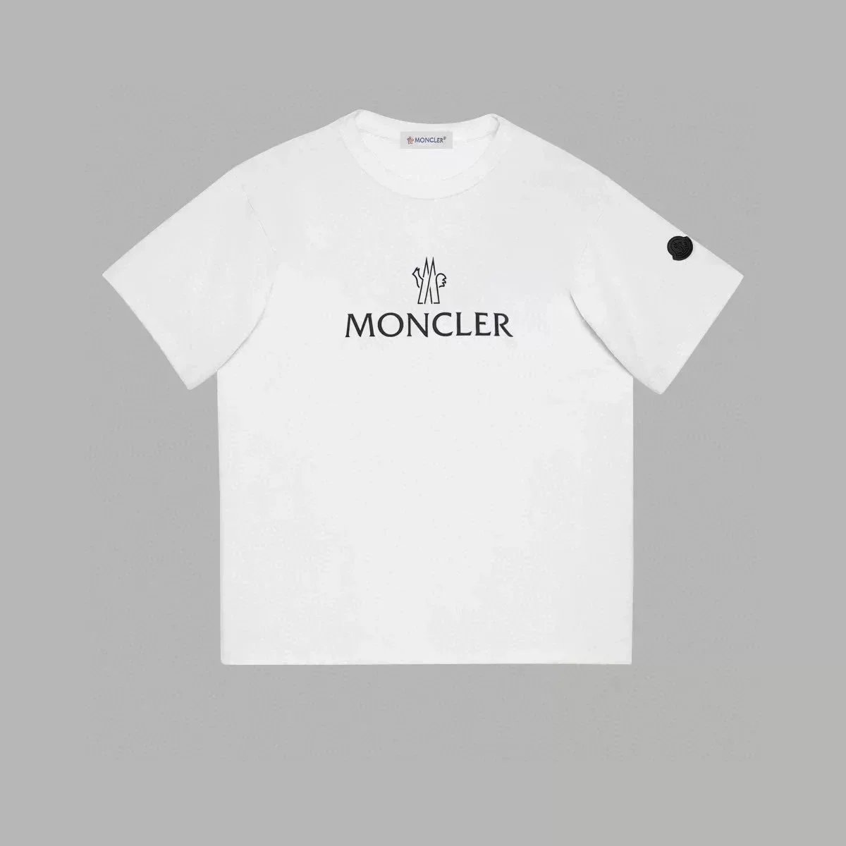 Moncler Paint Splatter Logo Black T-Shirt - 6