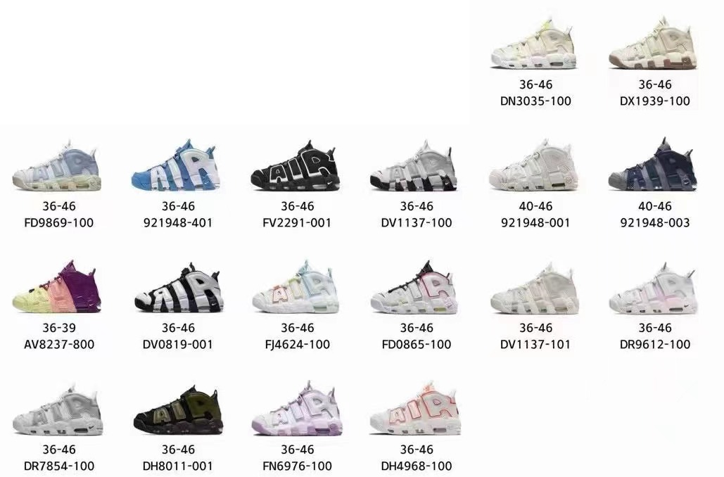 Nike Air More Uptempo '96 Multicolor Sneakers - 2